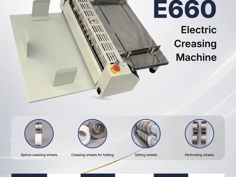 Mesin Creasing Elektrik E660 - Lexia — Mesin Creasing