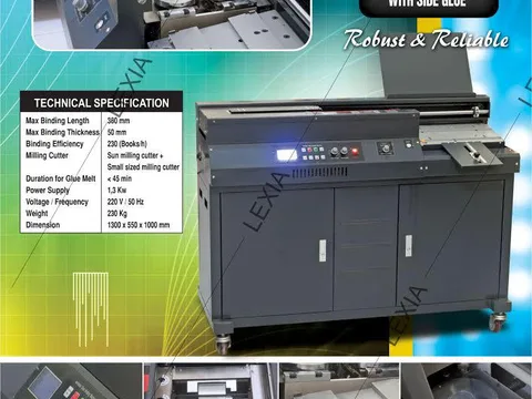 Mesin Lem Binding Buku 50R - Lexia — Mesin Lem Binding Buku