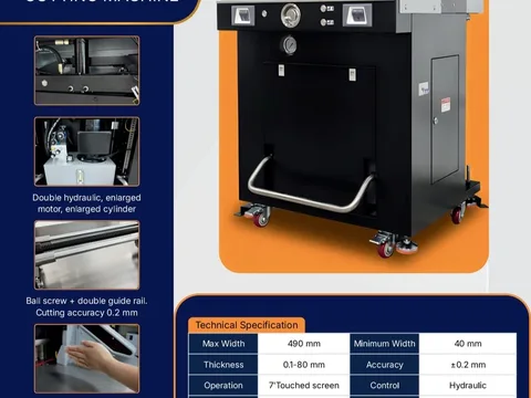 Mesin Potong Kertas Hydraulic HP4908 - Lexia — Mesin Potong Kertas