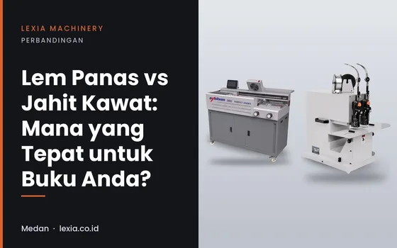 Lem Panas vs Jahit Kawat: Mana yang Tepat untuk Buku Anda?